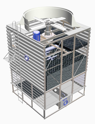 方型逆流式冷卻塔配件